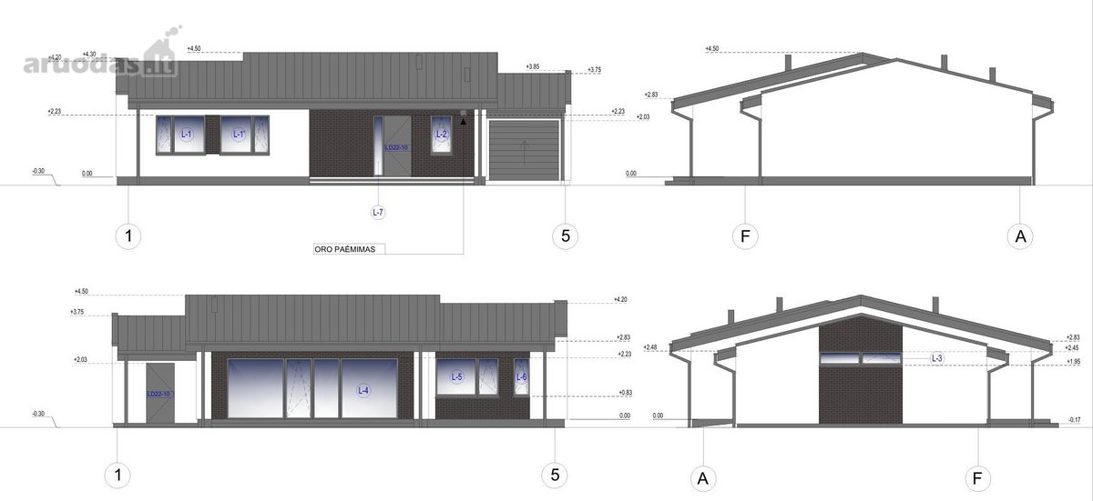 Parduodami pamatai 9 arų sklype su 22kw - nuotraukos Nr. 5