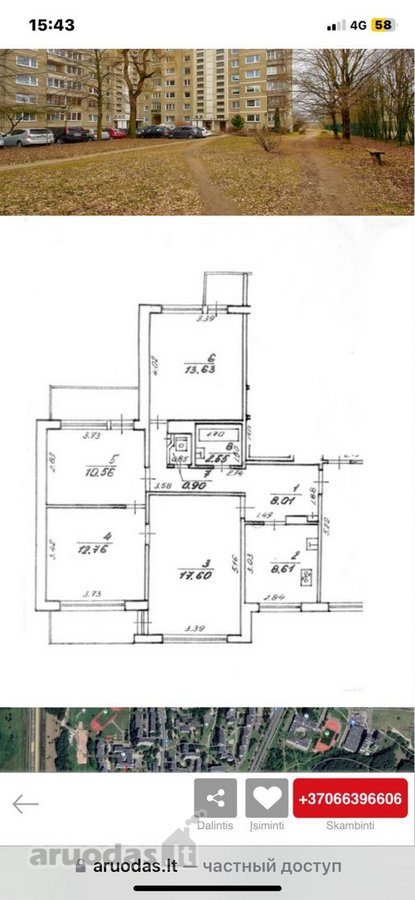 Parduodamas 4 kambarių butas Taikos g. 217, - nuotraukos Nr. 23