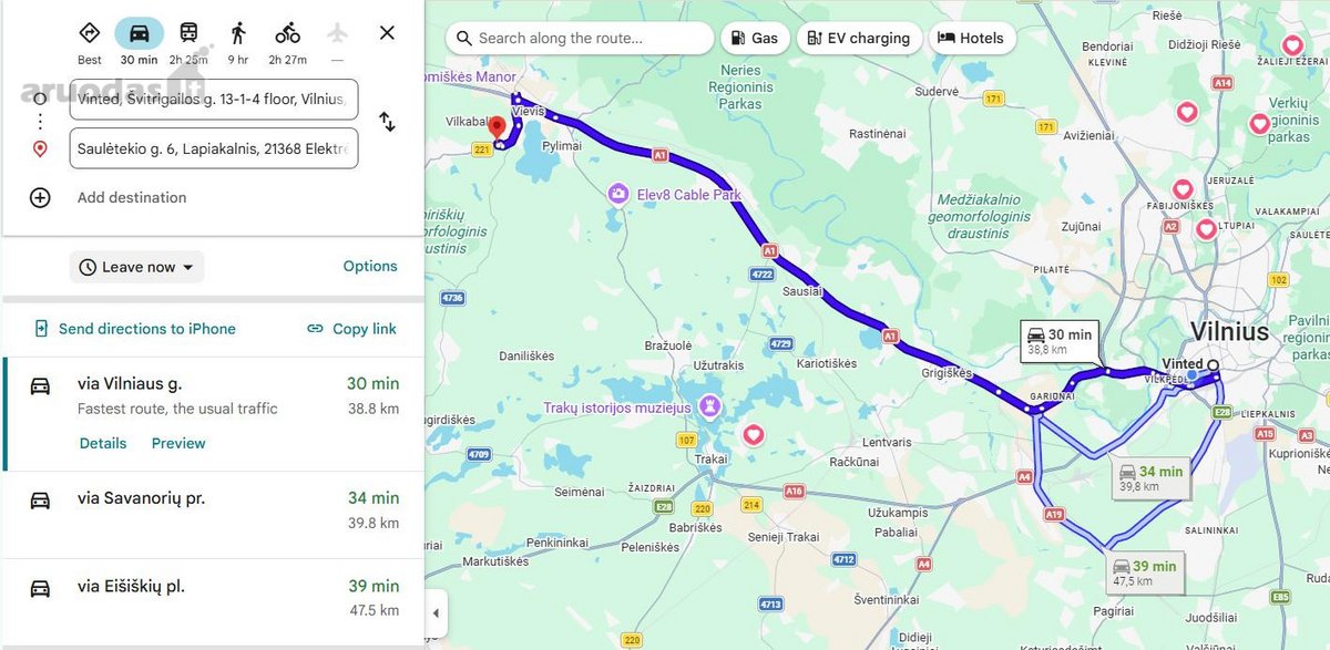 Parduodami pamatai 9 arų sklype su 22kw - nuotraukos Nr. 3
