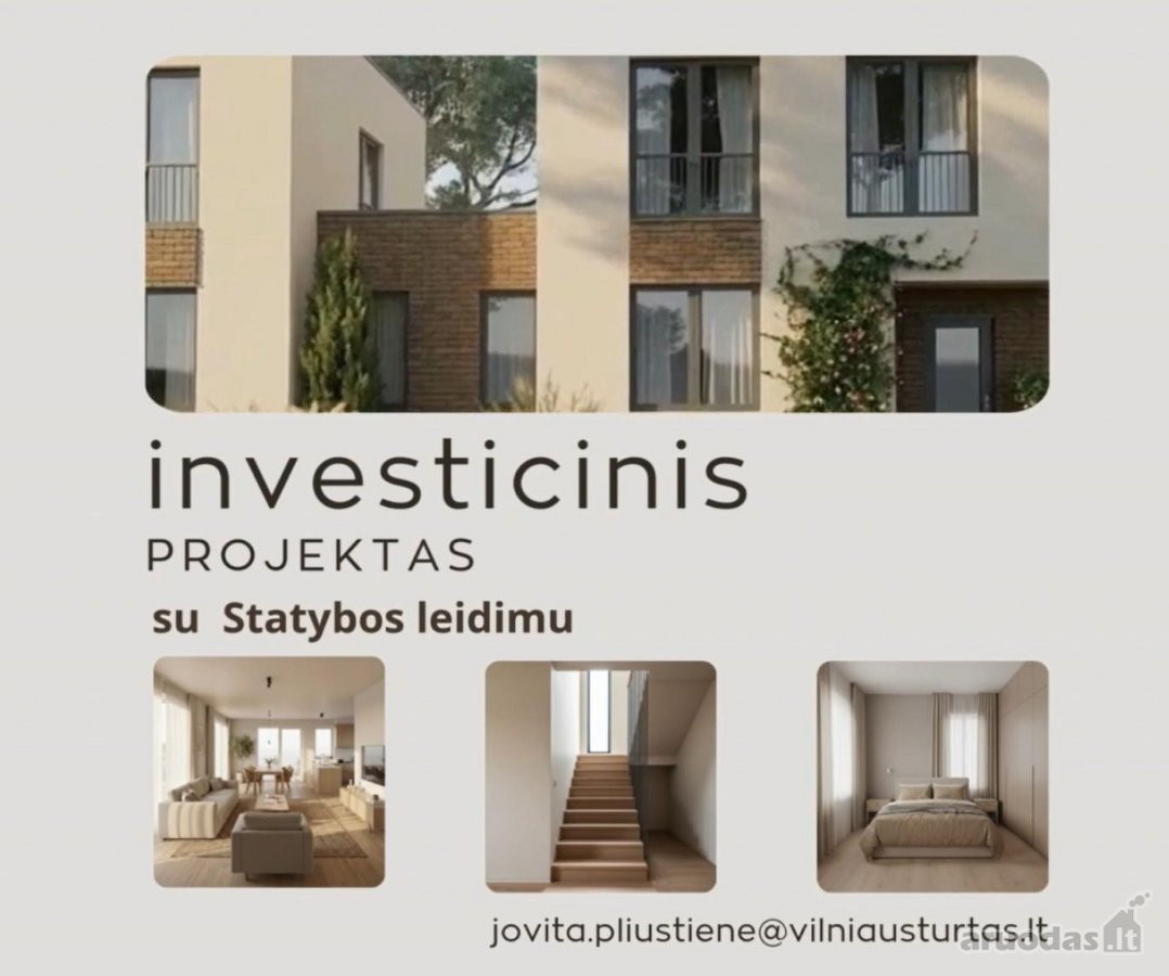 Parduodamas dviejų butų pastato Investicinis
