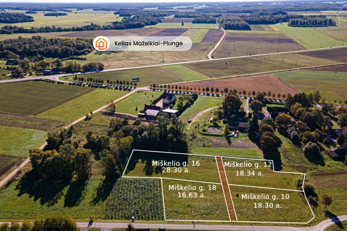 Parduodami 4 namų valdos sklypai Šerkšnėnų k. - nuotraukos Nr. 2