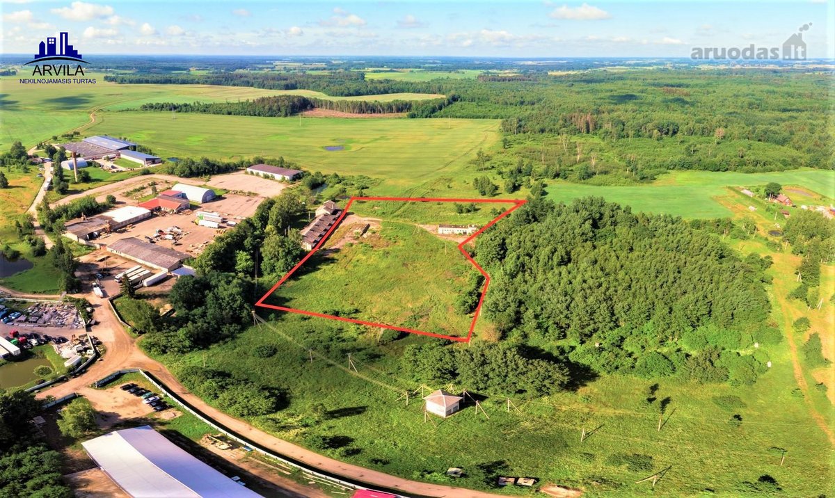 Parduodame Komercinės paskirties sklypą.