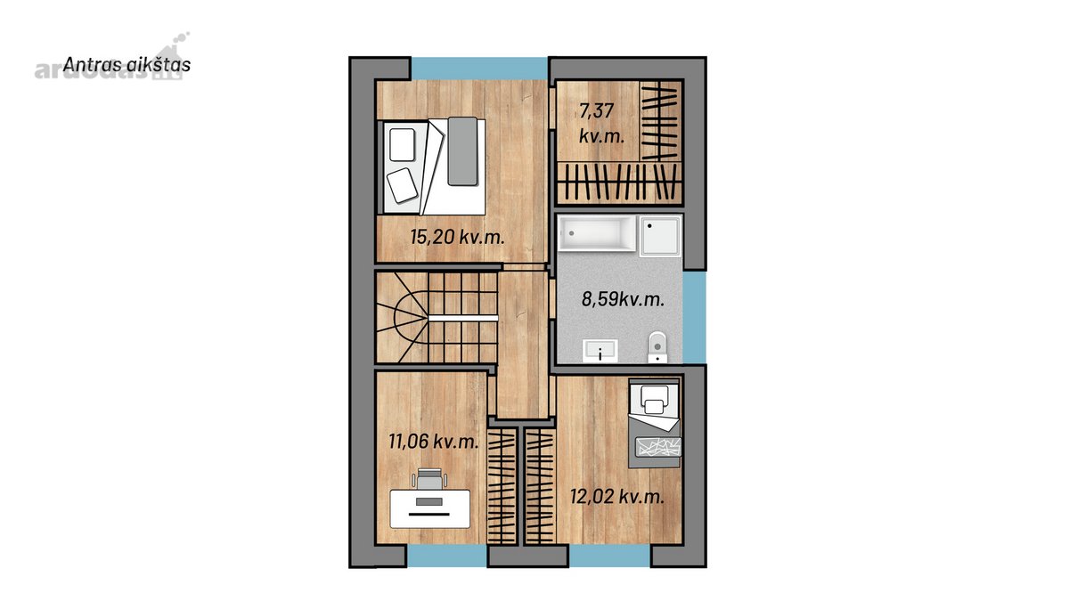 Parduodami Sublokuoti Namai Aktyviai - nuotraukos Nr. 19
