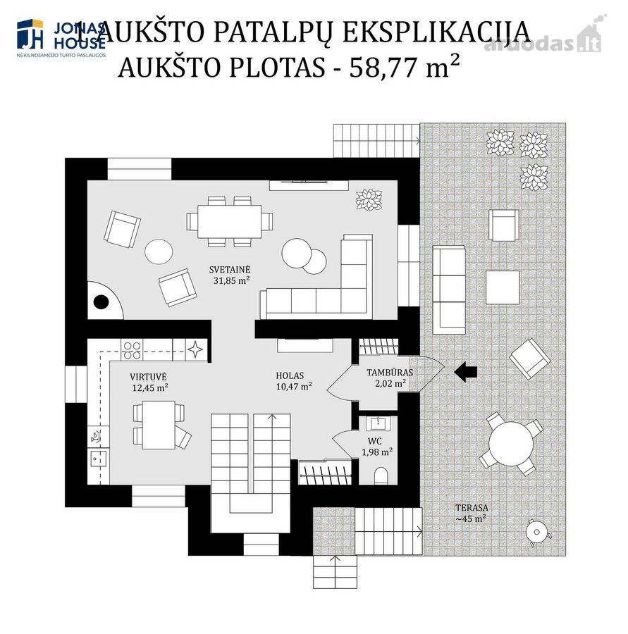 Antakalnio sen., J. Biliūno g., Parduodamas 4 - nuotraukos Nr. 13