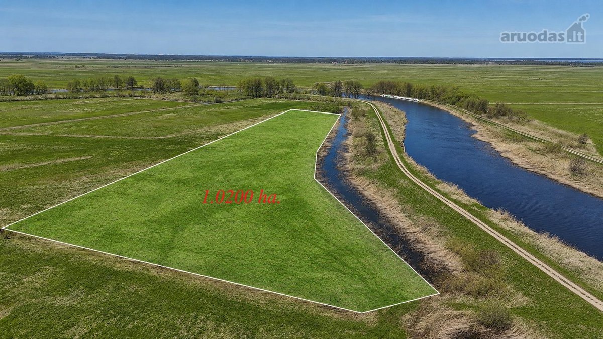 Parduodamas 1,0200 ha žemės ūkio paskirties