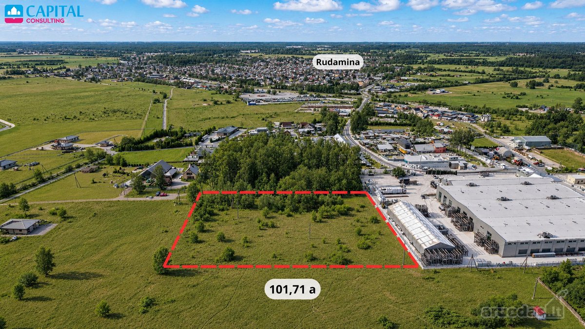 Parduodamas perspektyvus 102 arų komercinės