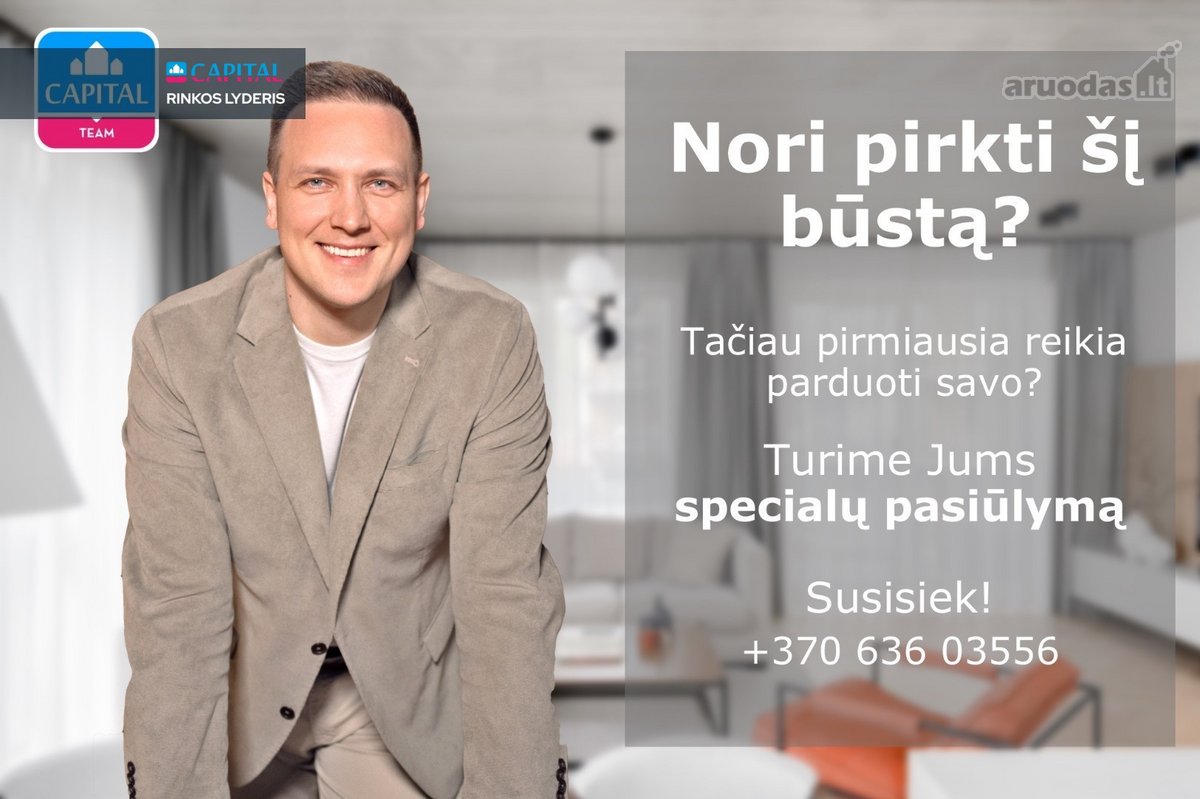 Parduodamas Jaukus Studijos Tipo Butas - nuotraukos Nr. 31