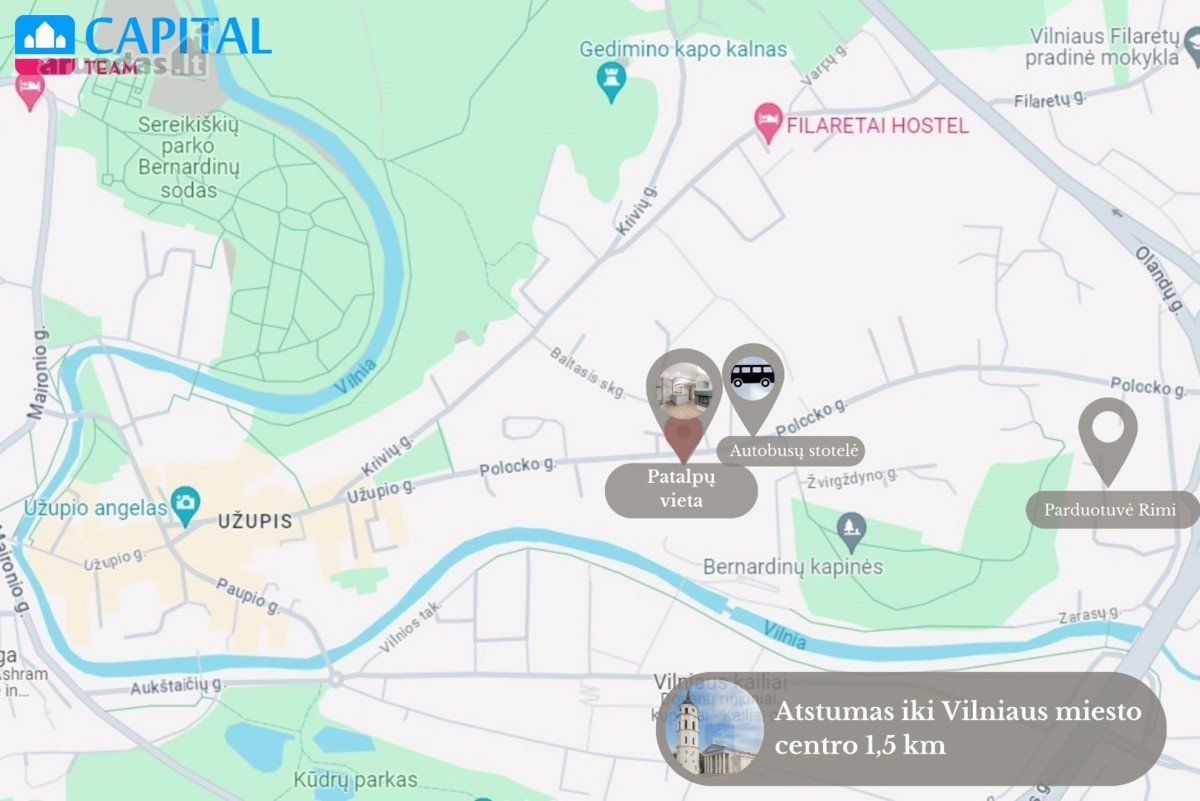 Nuomojamos Gydymo Paskirties Patalpos Užupyje. - nuotraukos Nr. 33
