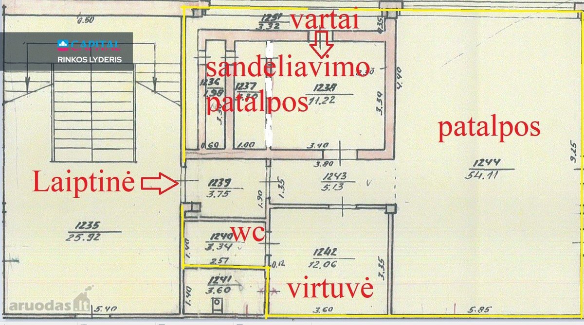 Nuomojamos 90 kv.m Ploto Komercinės Patalpos - nuotraukos Nr. 7