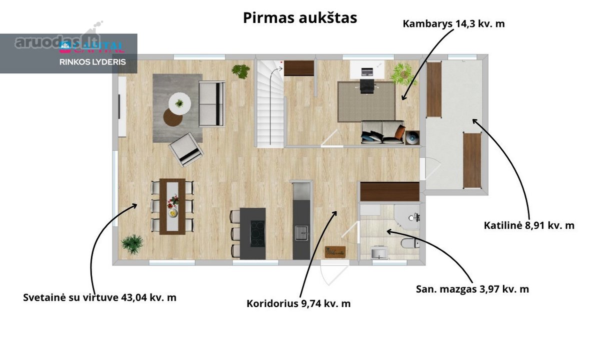 Ieškote Individualaus, Pilnai Įrengto - nuotraukos Nr. 16
