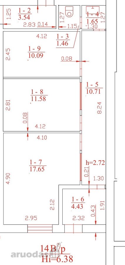 Nuomojamos tvarkingos 810kv.m. patalpos - nuotraukos Nr. 9