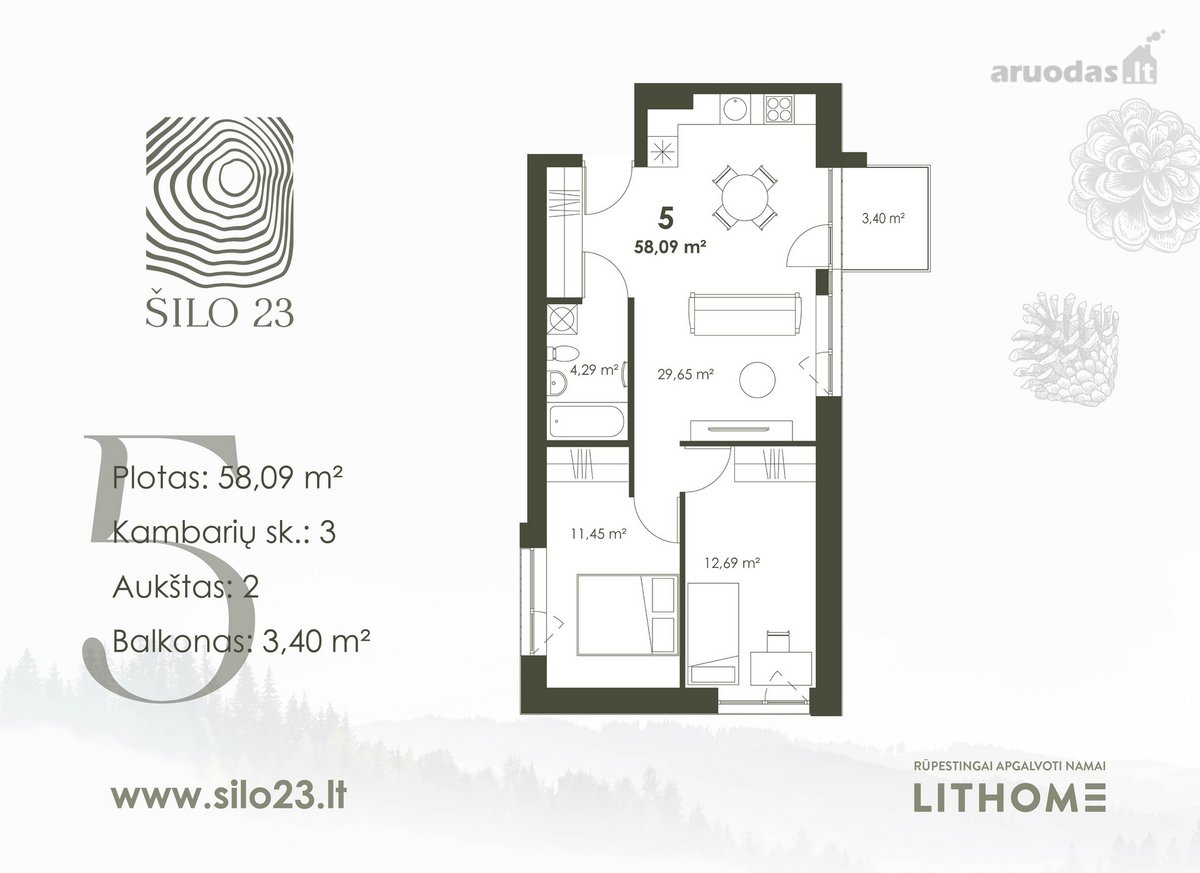 Naujas Nt projektas Antakalnyje – „Šilo 23“! - nuotraukos Nr. 3