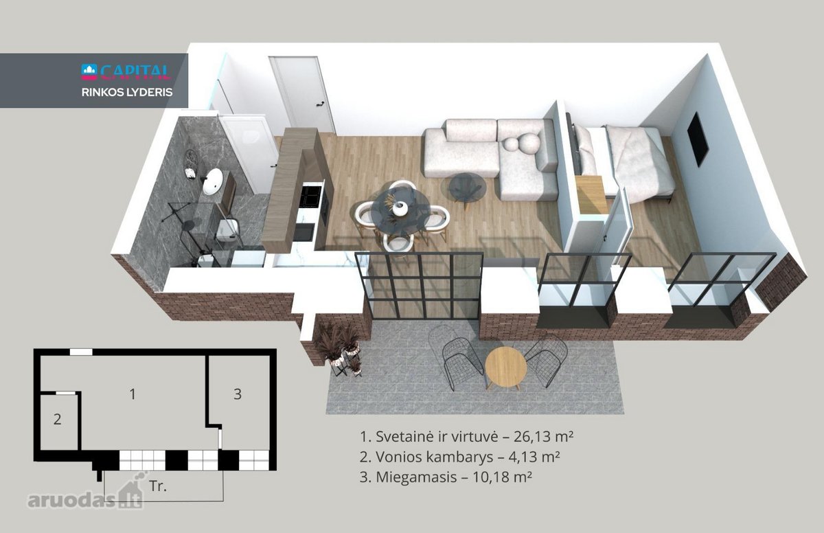 Visiškai Naujas, Moderniai Įrengtas 2 - nuotraukos Nr. 15