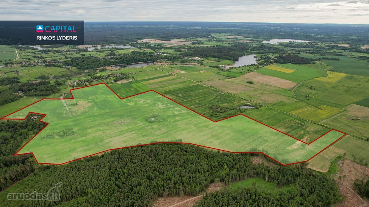 Parduodamas 28 ha žemės ūkio paskirties sklypas.