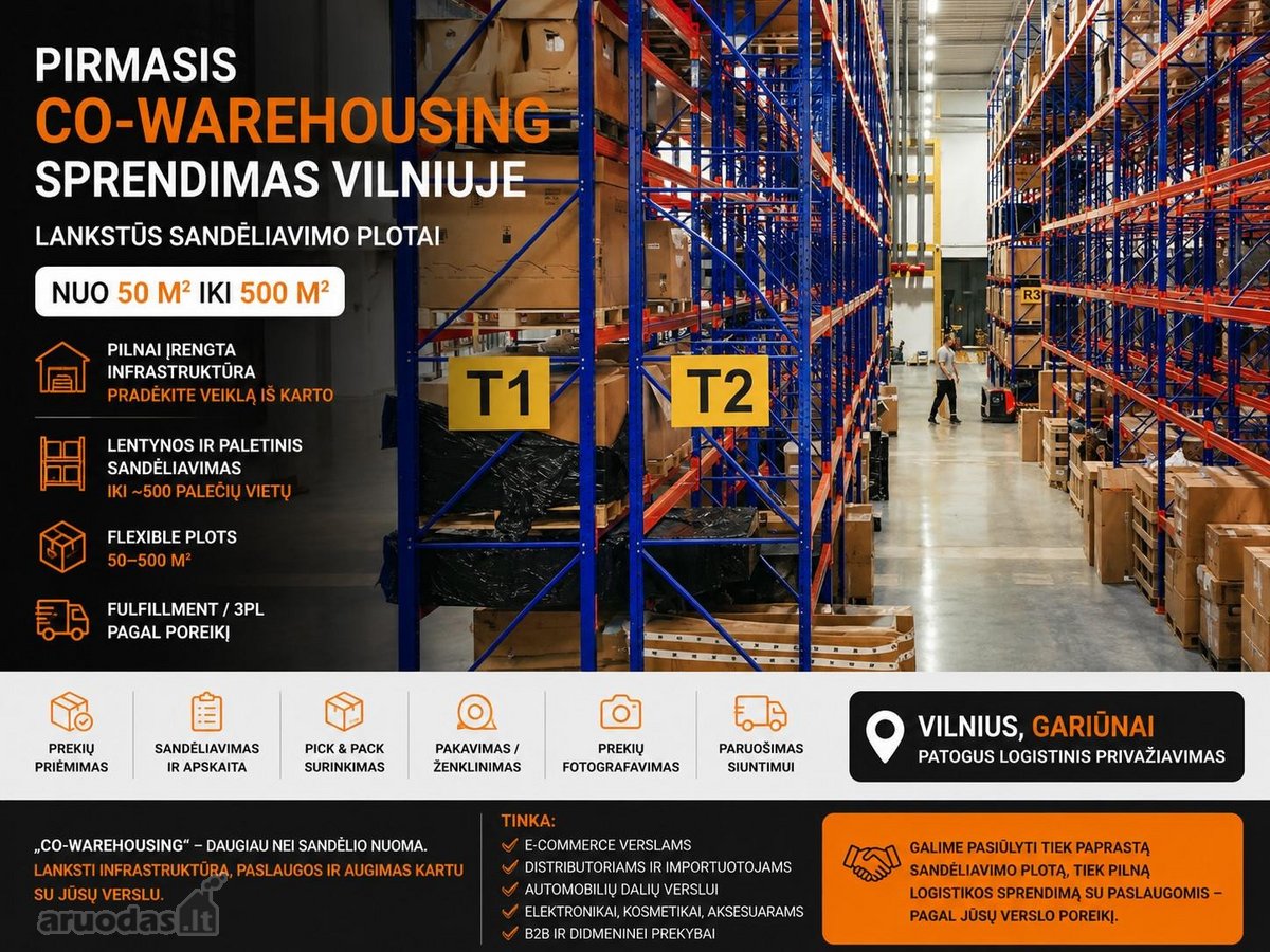 Pirmasis „co-warehousing“ sprendimas Vilniuje - nuotraukos Nr. 6