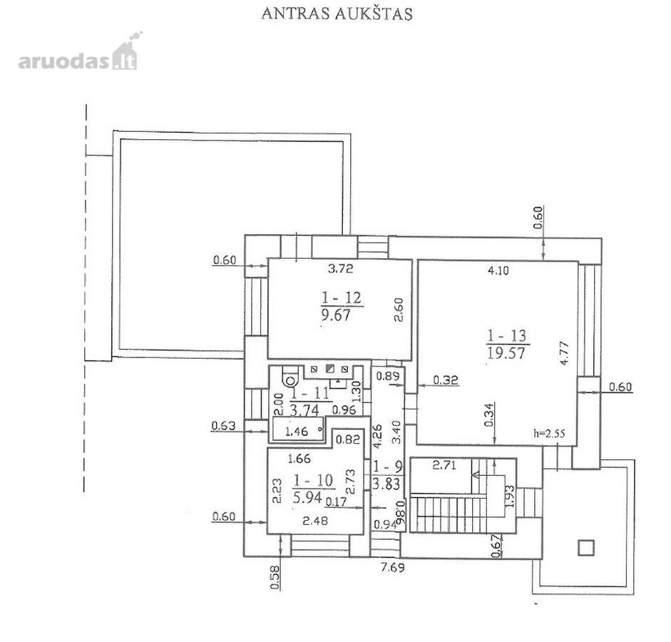 Parduodamas erdvus 5 k., 166,61m2 , 2-jų - nuotraukos Nr. 8