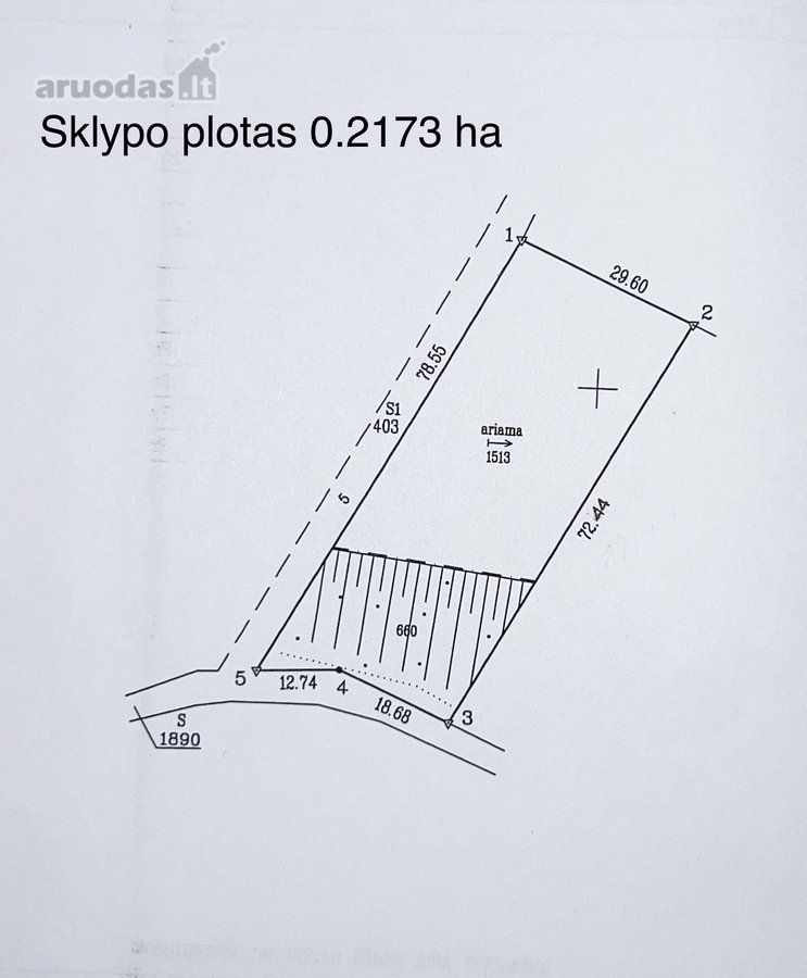 Parduodamas 0.5749 ha sklypas su patvirtintu - nuotraukos Nr. 18