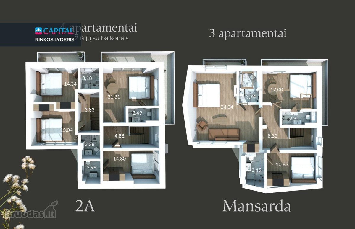 Parduodamas Veikiantis 9 Apartamentų - nuotraukos Nr. 38