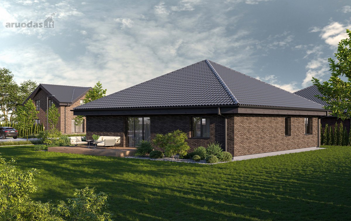 165 m² vieno aukšto individualus namas