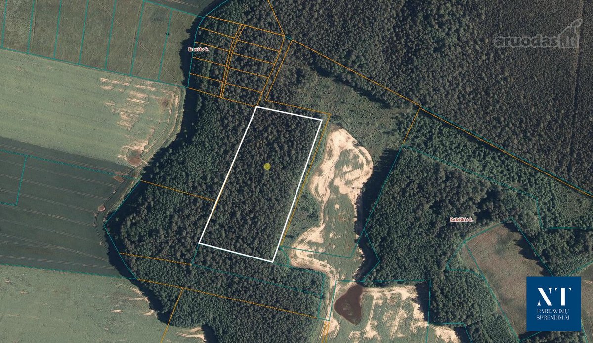 Parduodamas 2.78 ha miškų ūkio paskirties