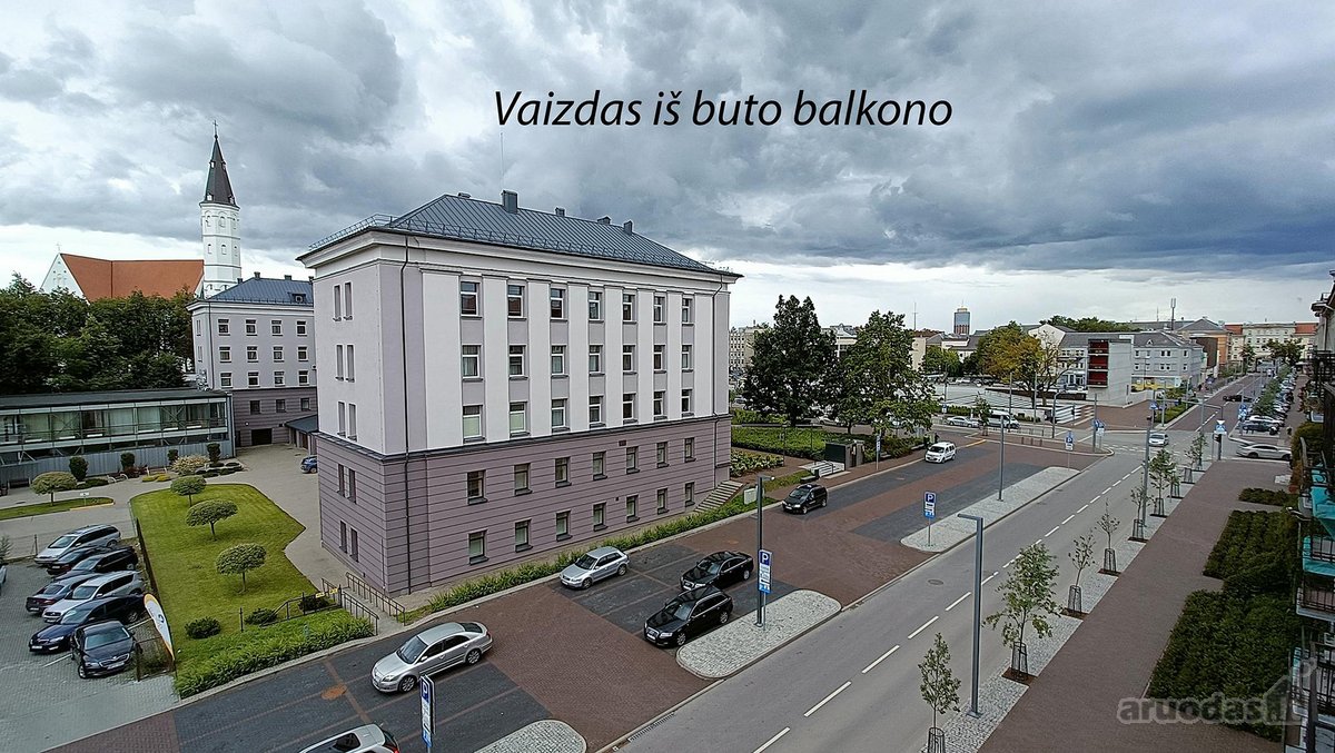 1 kambario butas su balkonu Šiaulių centre,
