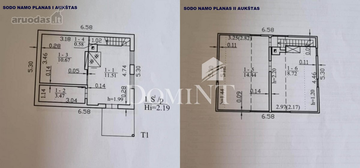 Parduodamas 49.39 kv.m sodo namas su dideliu - nuotraukos Nr. 19