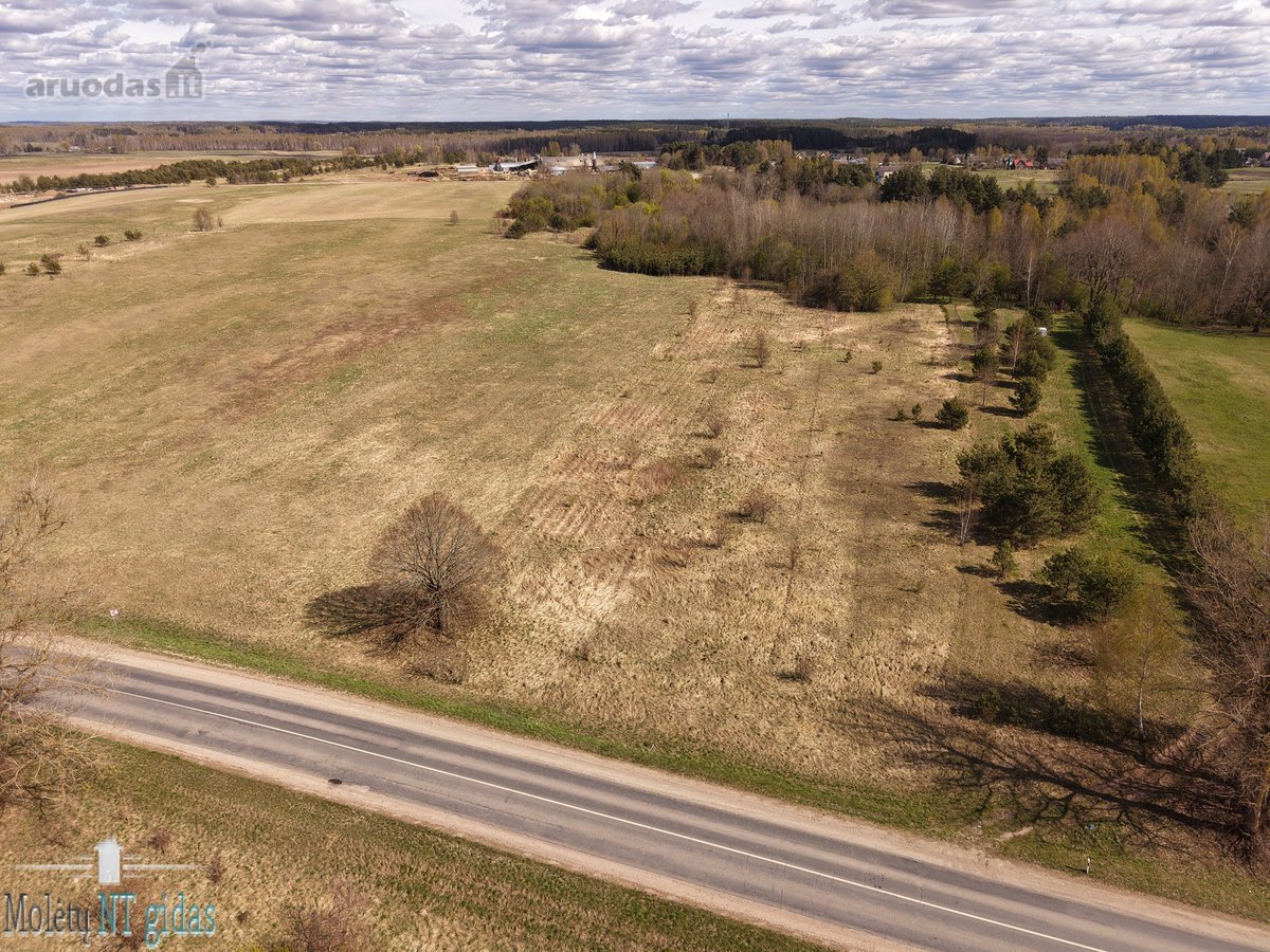 Parduodamas 0.8672 ha vos 1km nuo Molėtų - nuotraukos Nr. 3