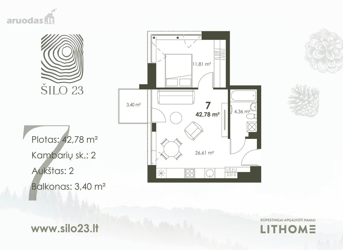 Naujas Nt projektas Antakalnyje – „Šilo 23“! - nuotraukos Nr. 3