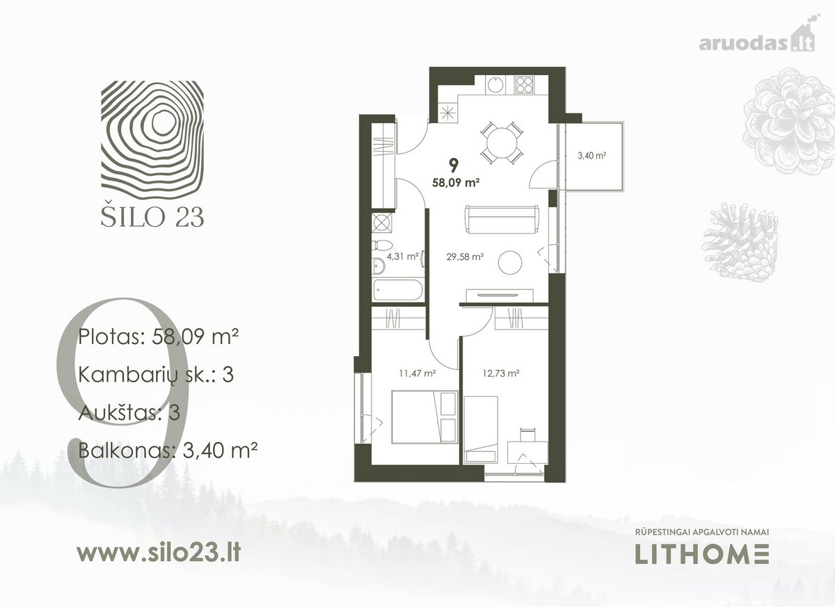 Naujas Nt projektas Antakalnyje – „Šilo 23“! - nuotraukos Nr. 3