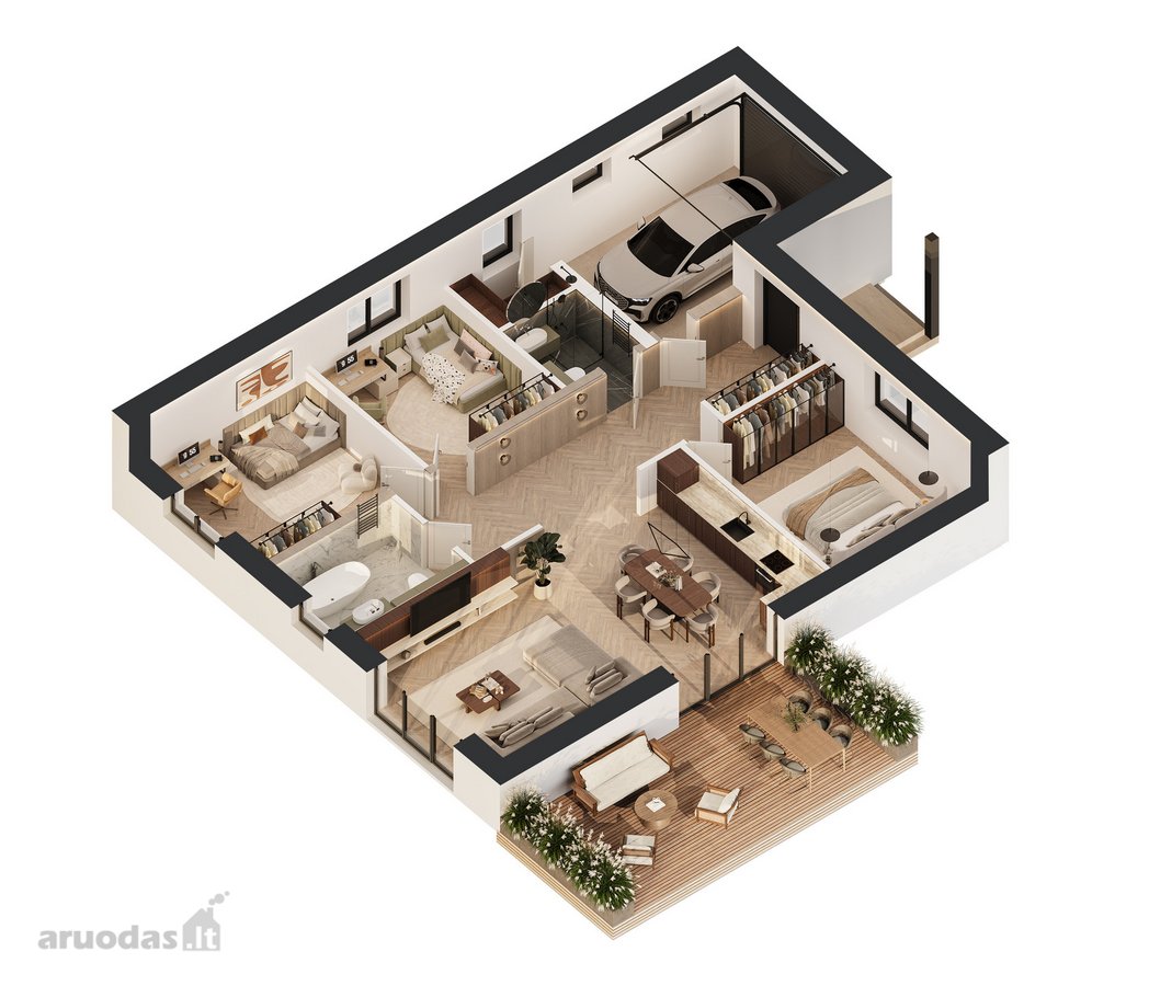 165 m² vieno aukšto individualus namas - nuotraukos Nr. 18