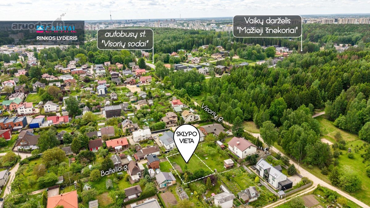 Parduodamas 6,07 a sklypas be statinių, - nuotraukos Nr. 3