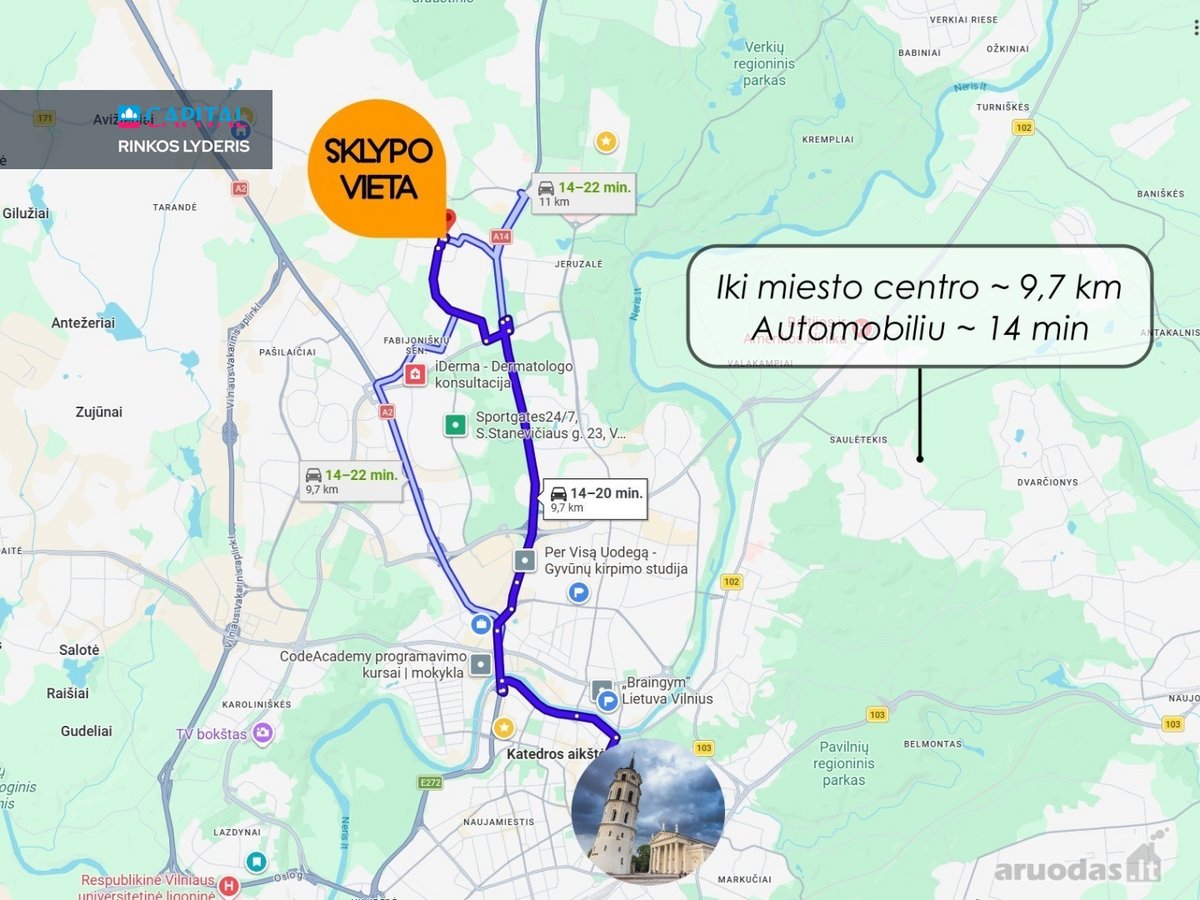 Parduodamas 6,07 a sklypas be statinių, - nuotraukos Nr. 16