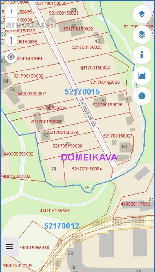 Parduodamas 11,59 aro sodo sklypas