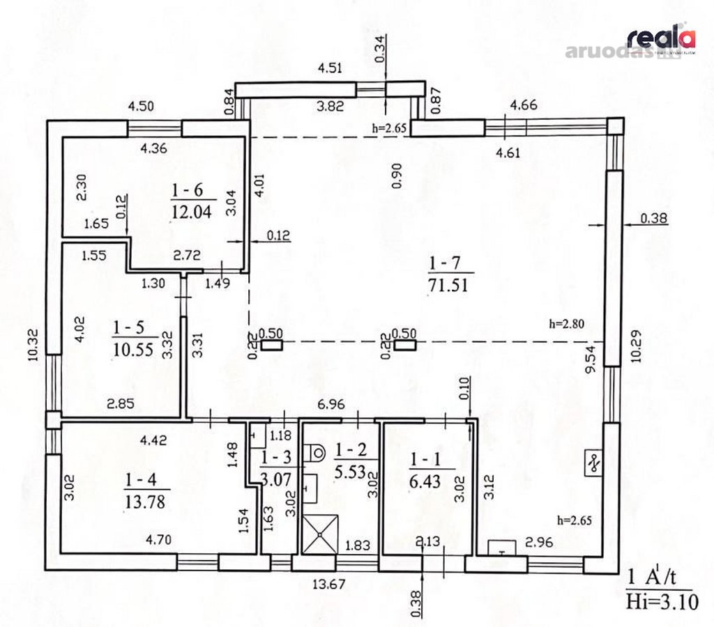 Parduodamas vieno aukšto, 122,91 kv. m, - nuotraukos Nr. 20