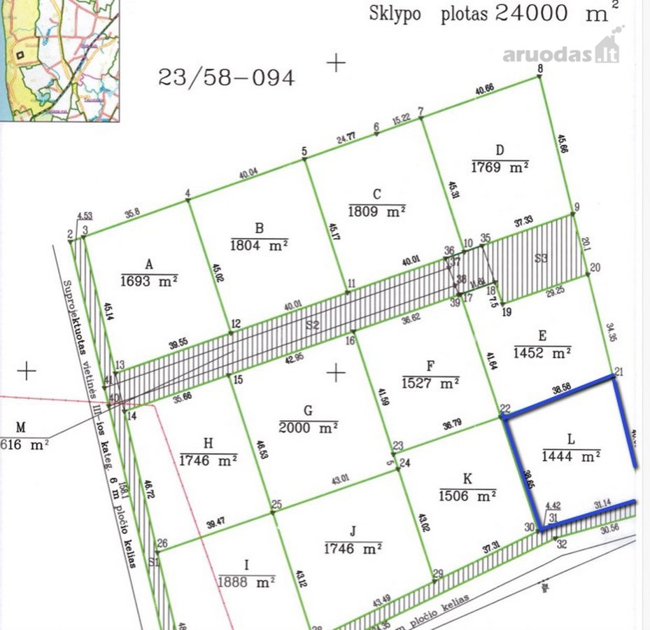 Parduodamas Sklypas Karklėje Su Pilnai - nuotraukos Nr. 22