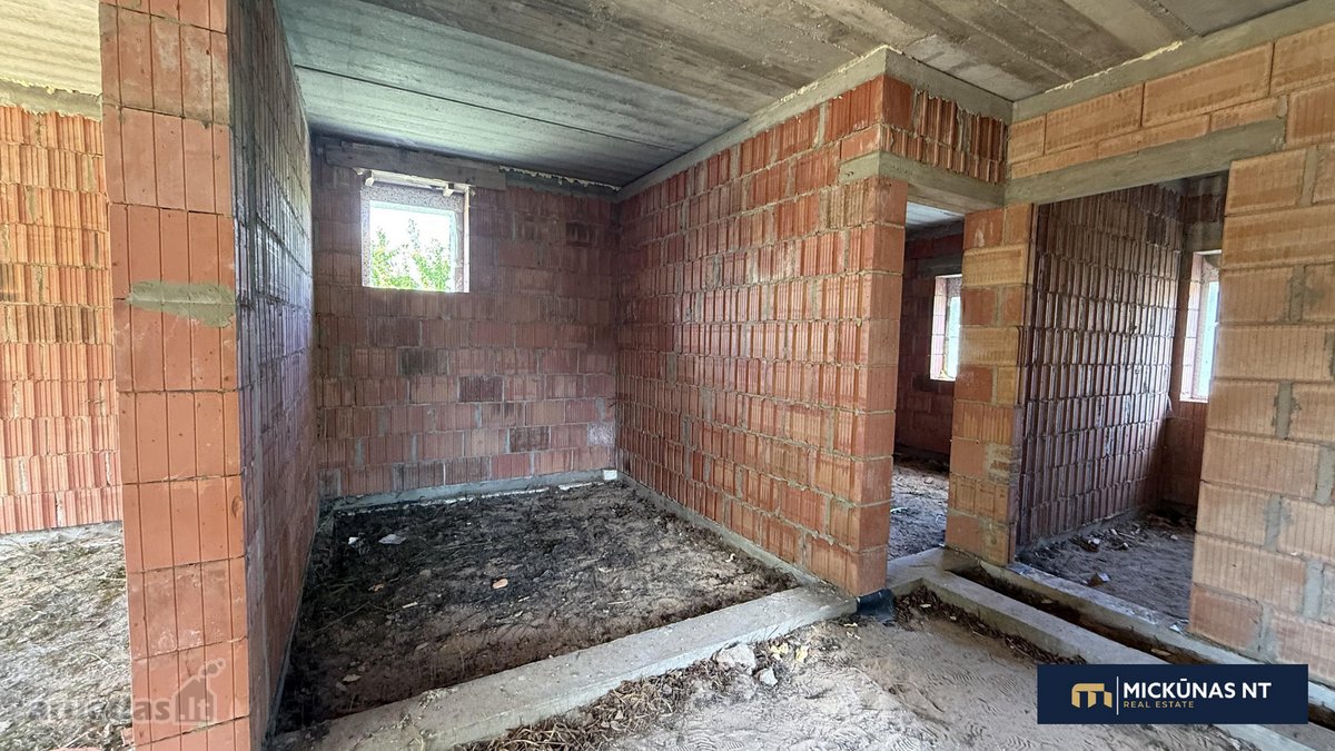 Parduodamas nebaigtos statybos namas Babtų - nuotraukos Nr. 18