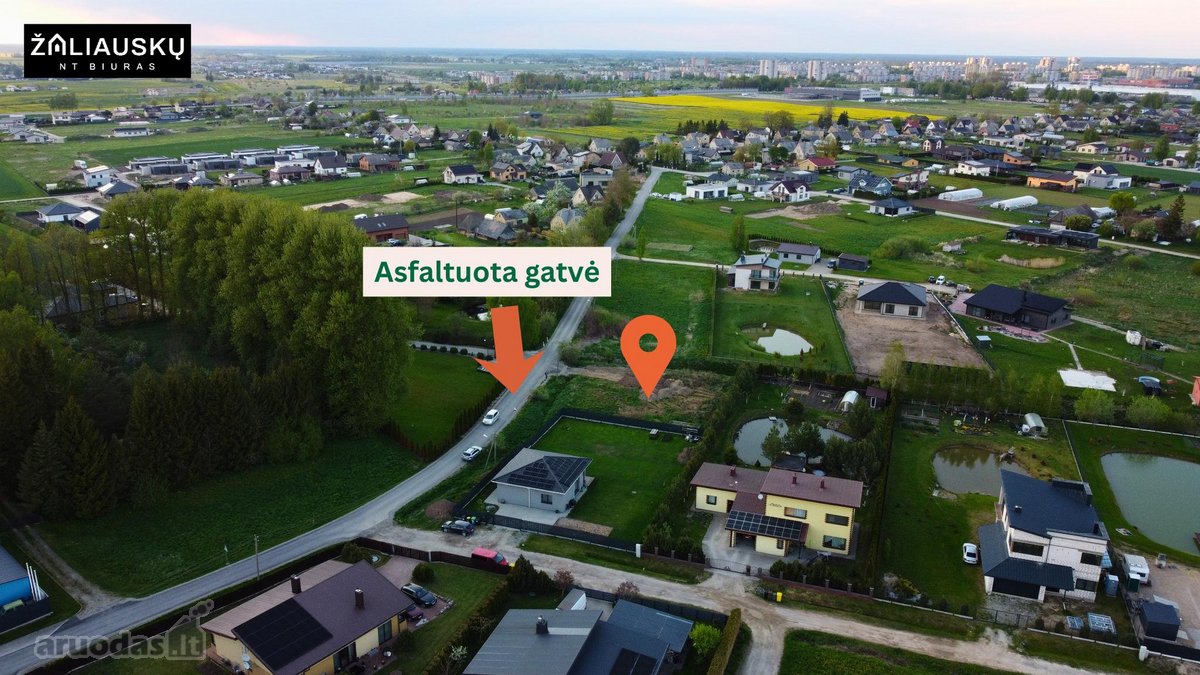14 Arų Sklypas Bartos G. 7 Lieporiuose