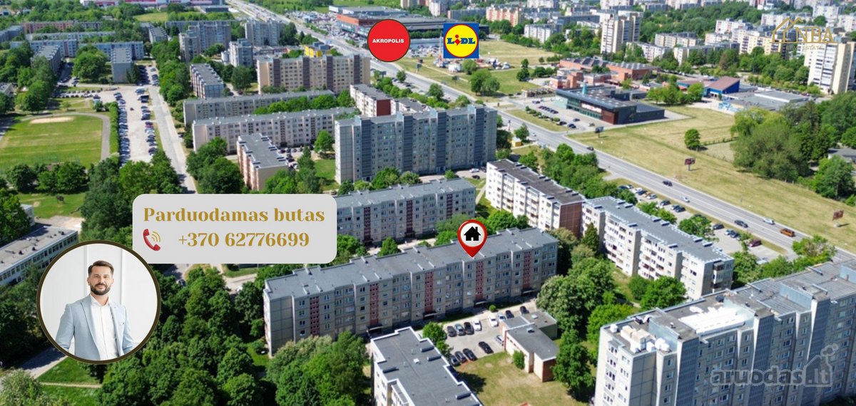 Parduodamas Erdvus 4 Kambarių Butas Antrame