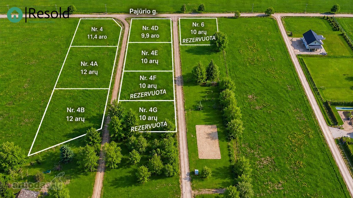 Parduodami Namų Valdos Sklypai Pajūrio G.,