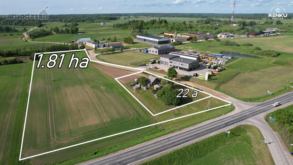 Parduodama Sodyba su 22 a + 1,81 Ha