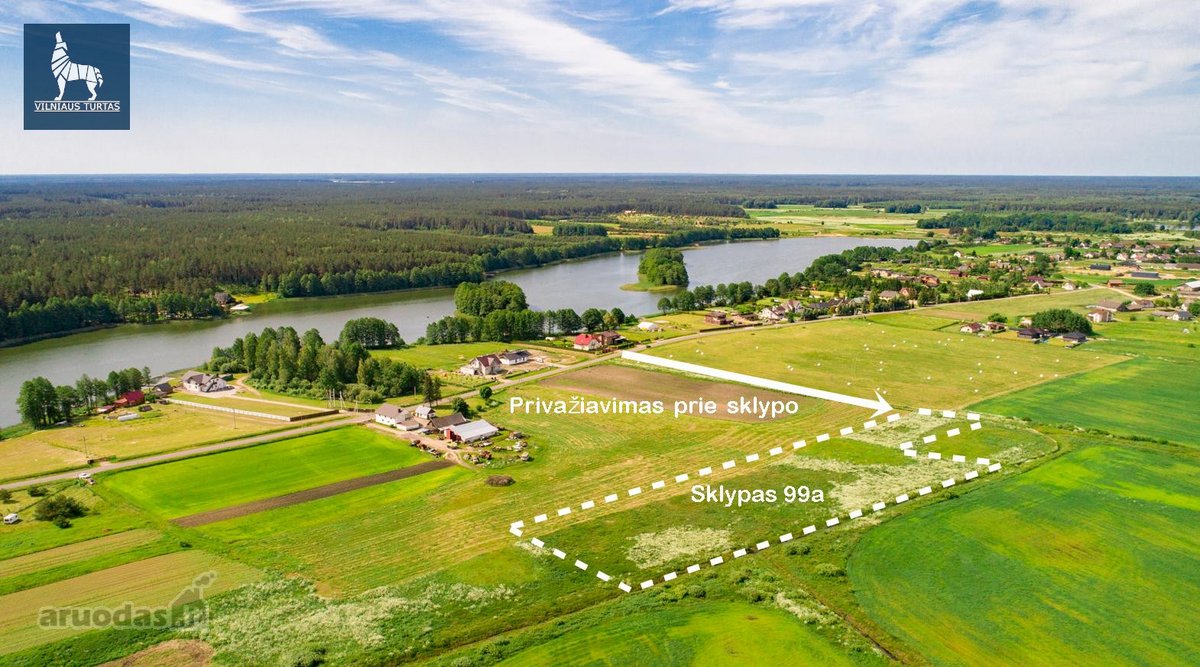 Parduodamas 0,99 ha sklypas Trakų r.,