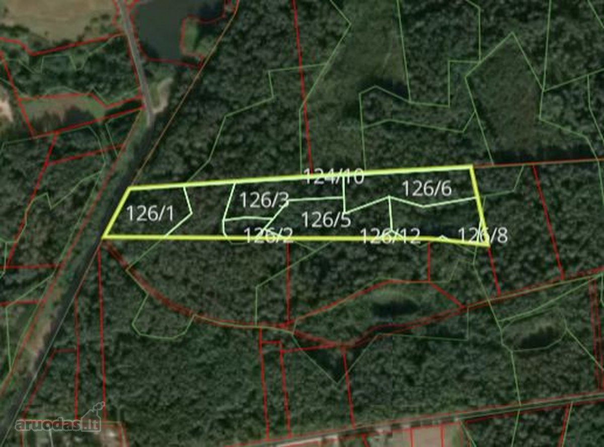 Parduodamas 4,21 ha miškas Tauragės raj.