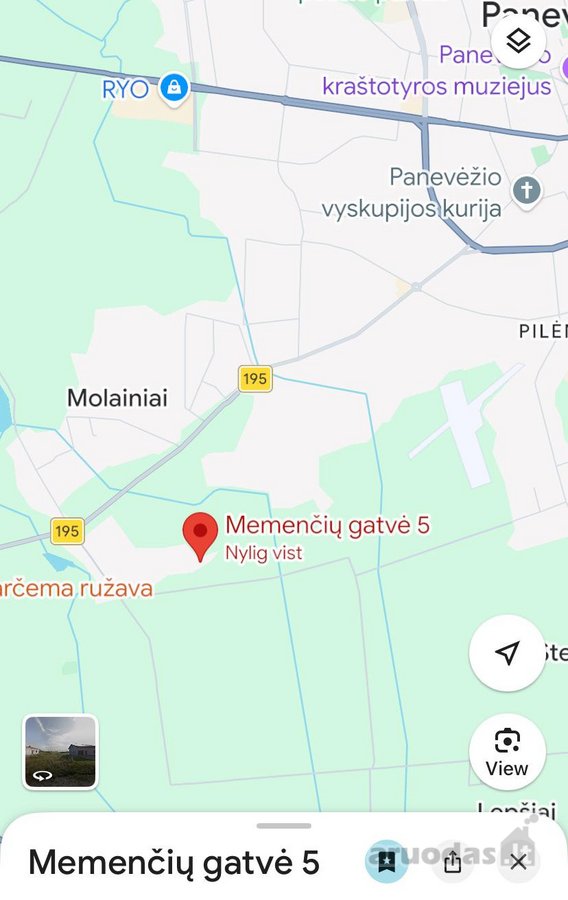 Parduodamas 11 Arų Namų Valdos Sklypas Panevėžyje