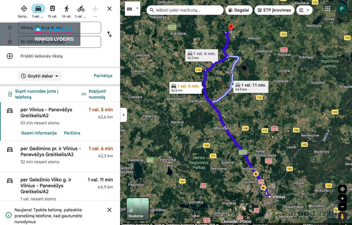 Parduodamas 5 ha sklypas su statiniais - 3596 m² - nuotraukos Nr. 27