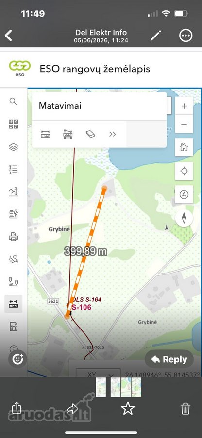 Parduodamas sklypas prie jaukaus ežero su - nuotraukos Nr. 11