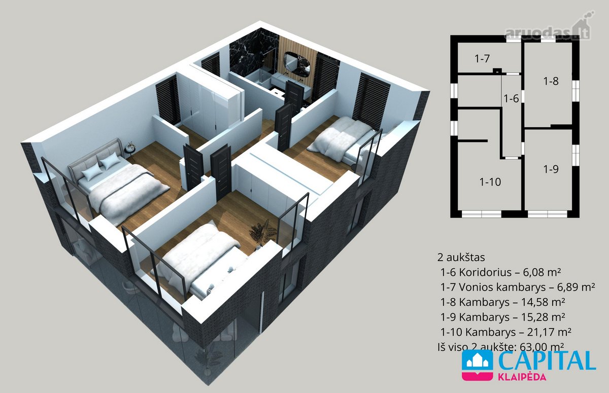 Išskirtinė Galimybė Įsigyti Modernius Namus - nuotraukos Nr. 35
