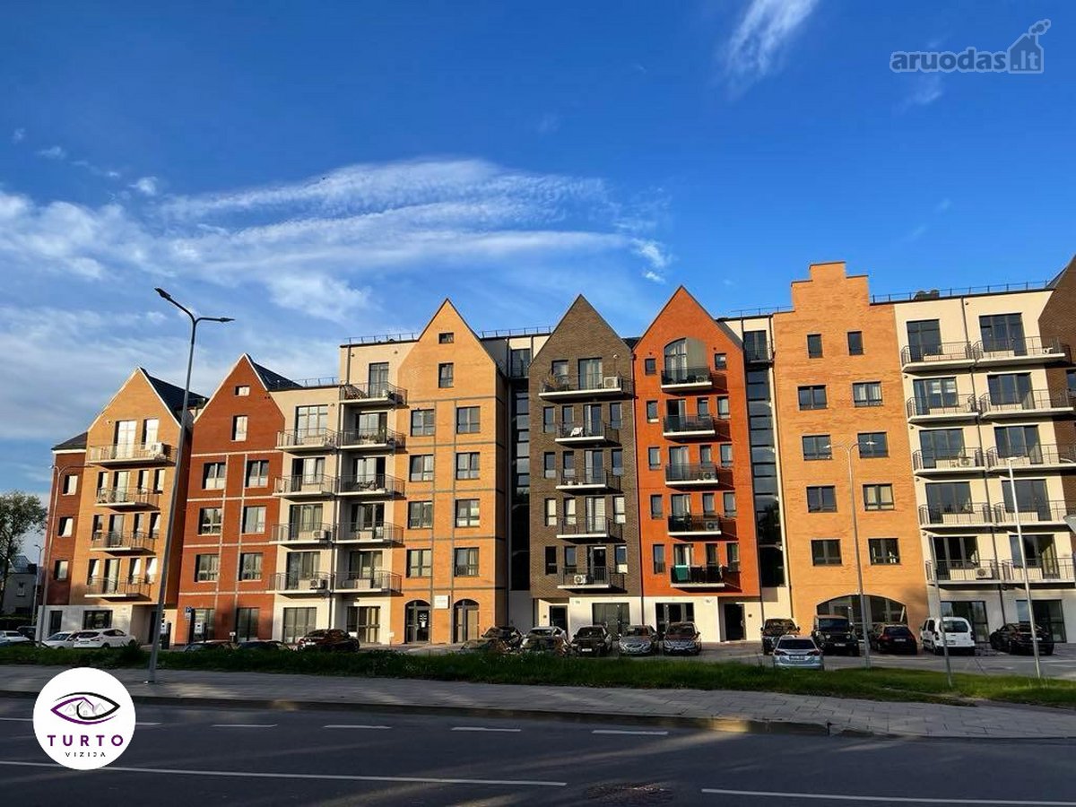 Naujos statybos 2-jų kambarių butas su lauko