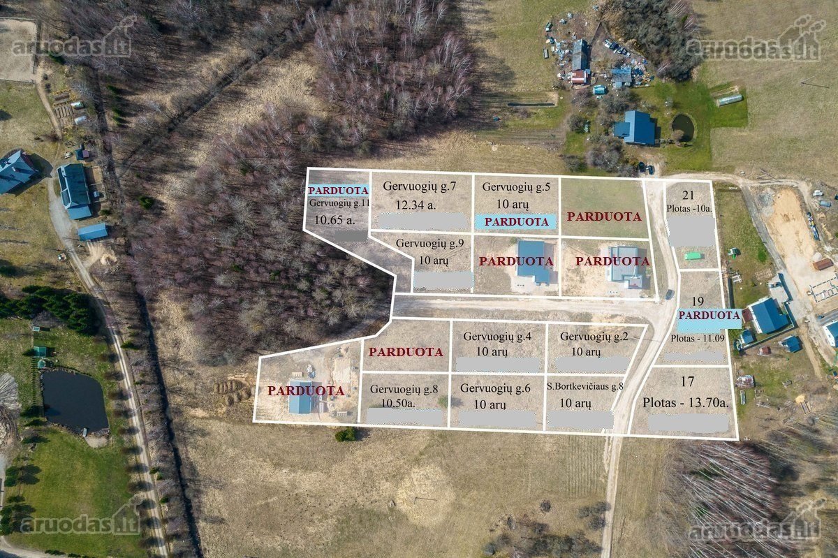 Namų valdos sklypai Pikeliškėse - vos 13 km - nuotraukos Nr. 4