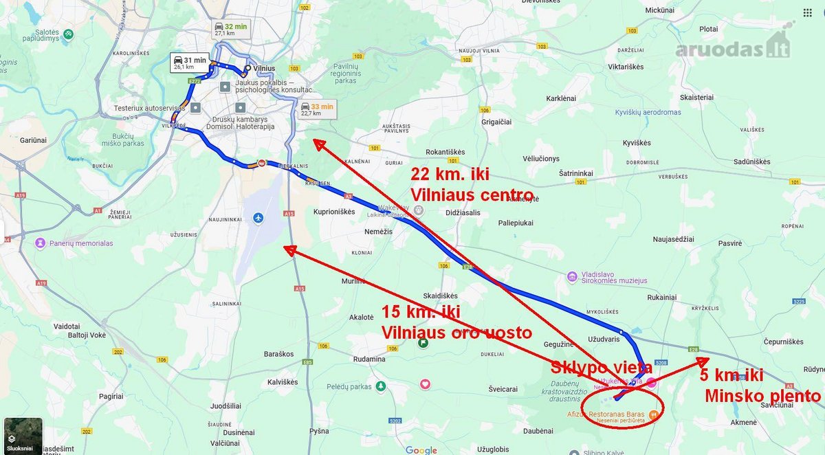 Vilniaus raj. Lukšinės k. parduodama 3.2 ha - nuotraukos Nr. 3
