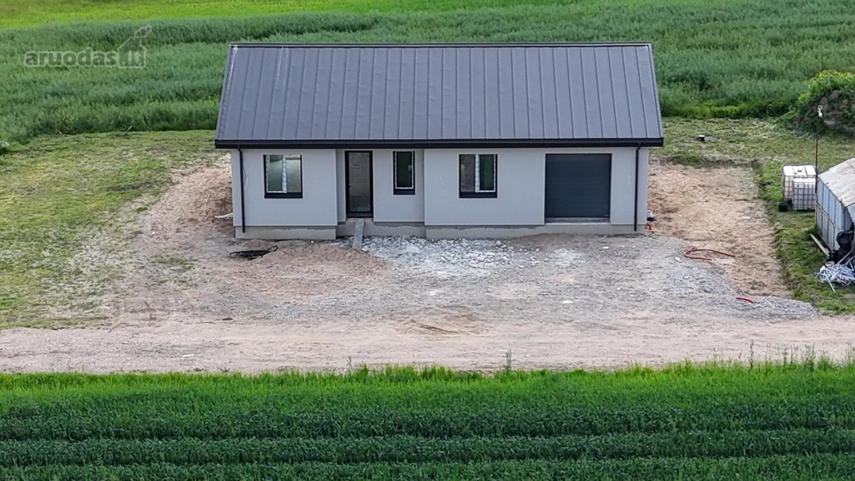 Parduodamas 115,5 m2 A++ klasės vieno aukšto